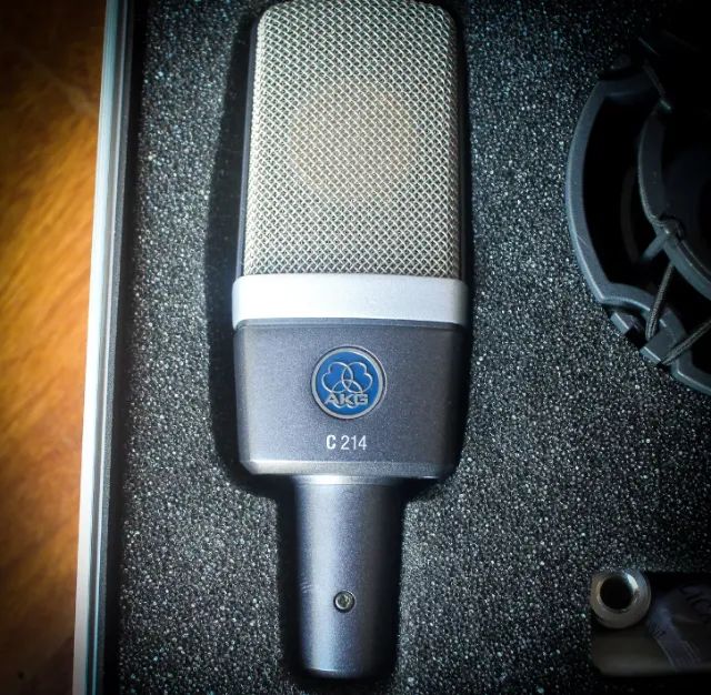 AKG C214 made in Austria PARA GABRIEL - Microfones e Gravadores