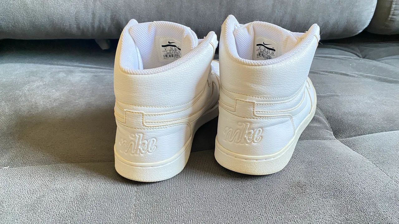 Nike Ebernon Mid All White Original 39 - Foto 4