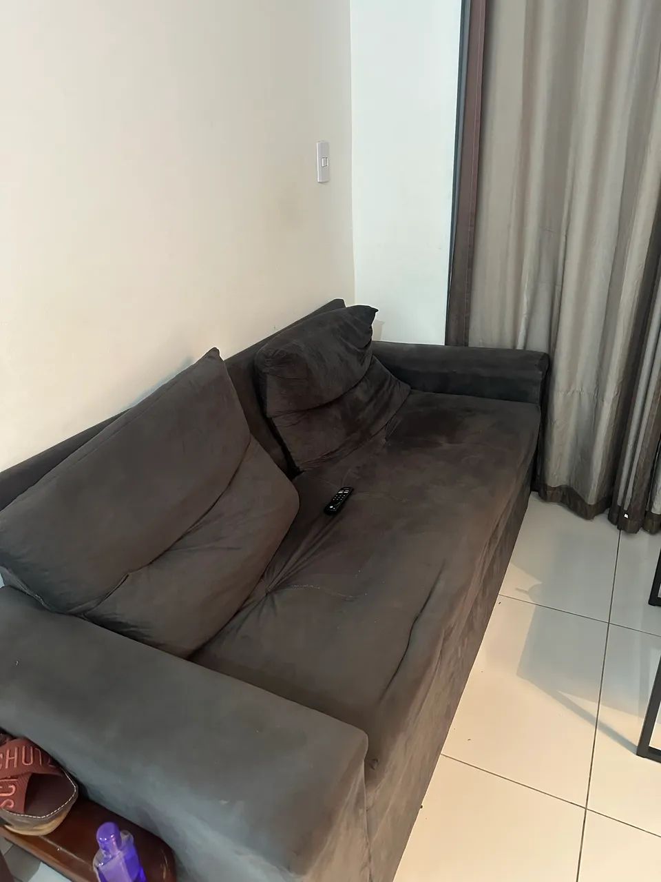 Vendo sofá cinza - Foto 2
