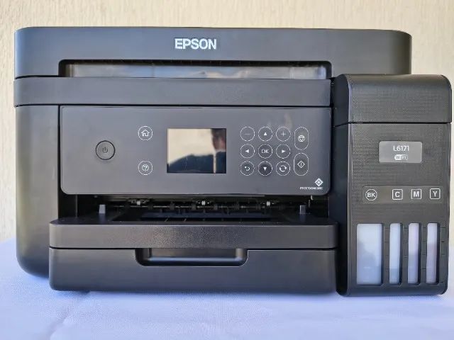 Impressora multifuncional jato de tinta colorida