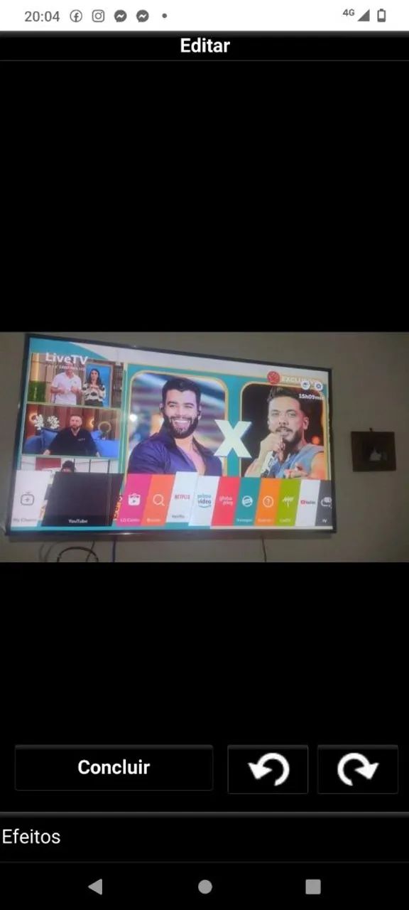 Smartv LG 55 polegadas 