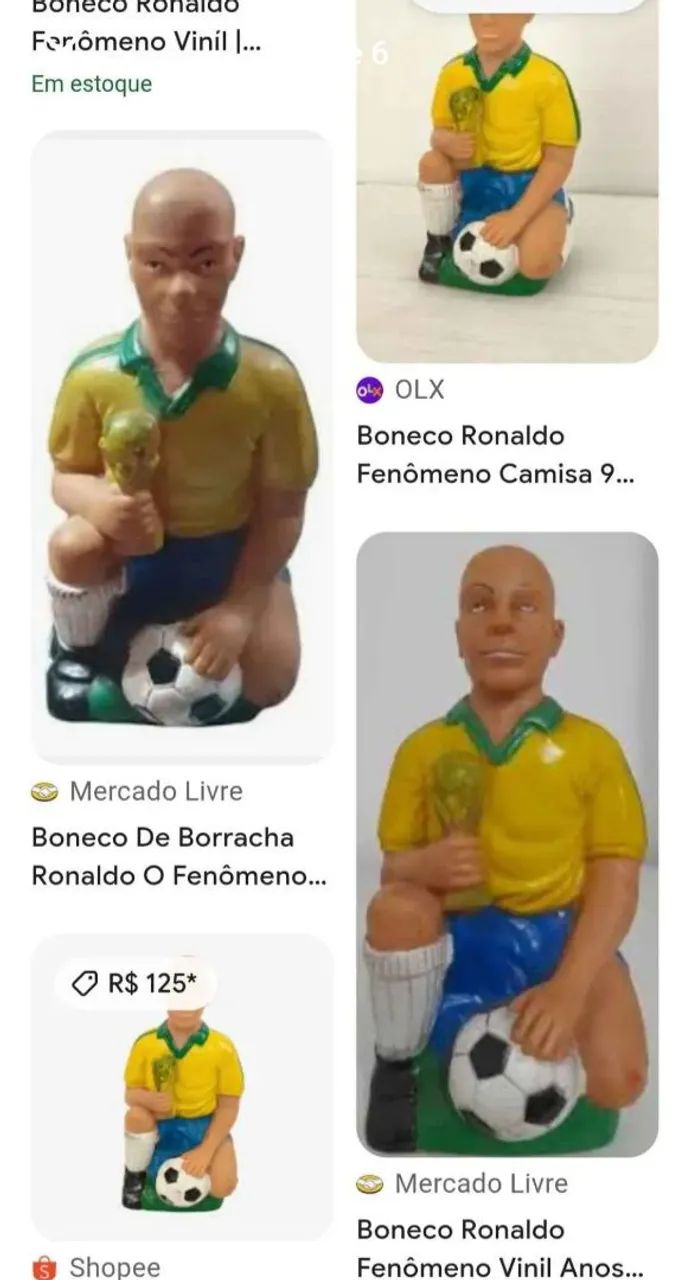 Ronaldo Fenômeno  / Bonecos Vinil - Foto 4
