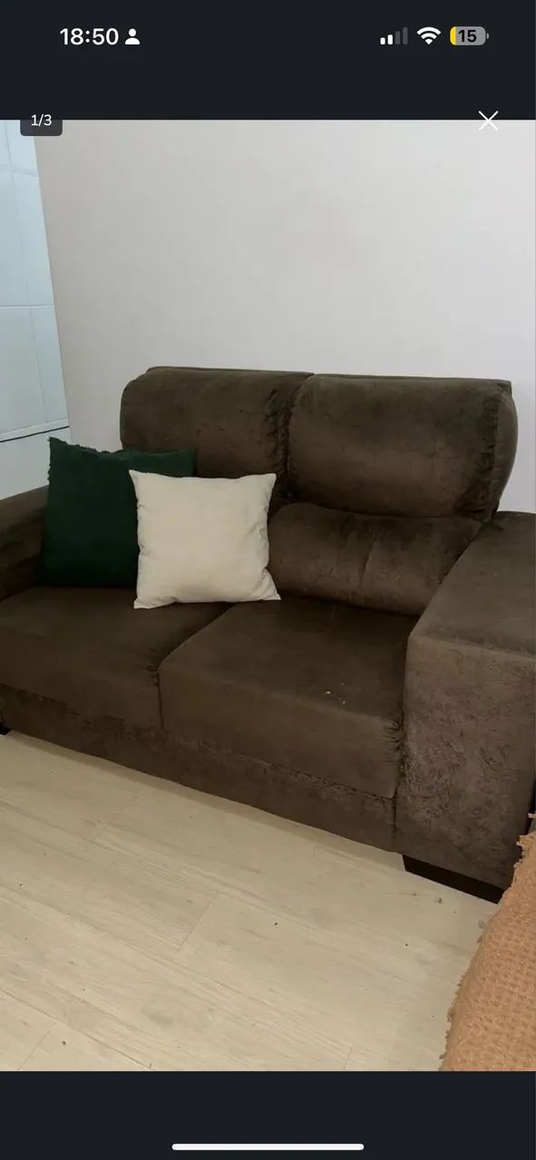SOFÁ RETRÁTIL 2 LUGARES