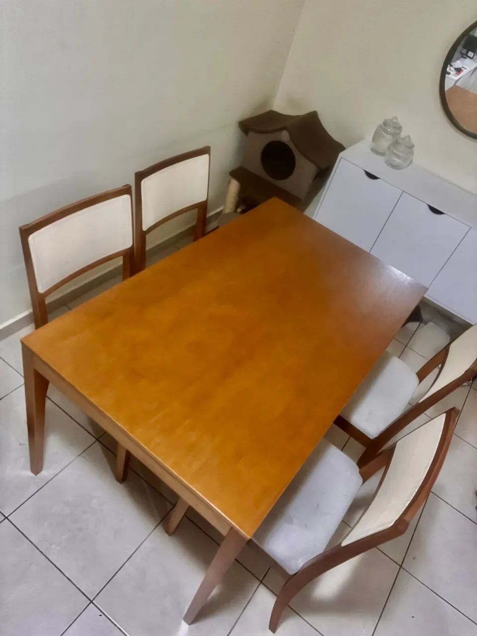 Mesa Tok Stok + 4 cadeiras - Foto 2