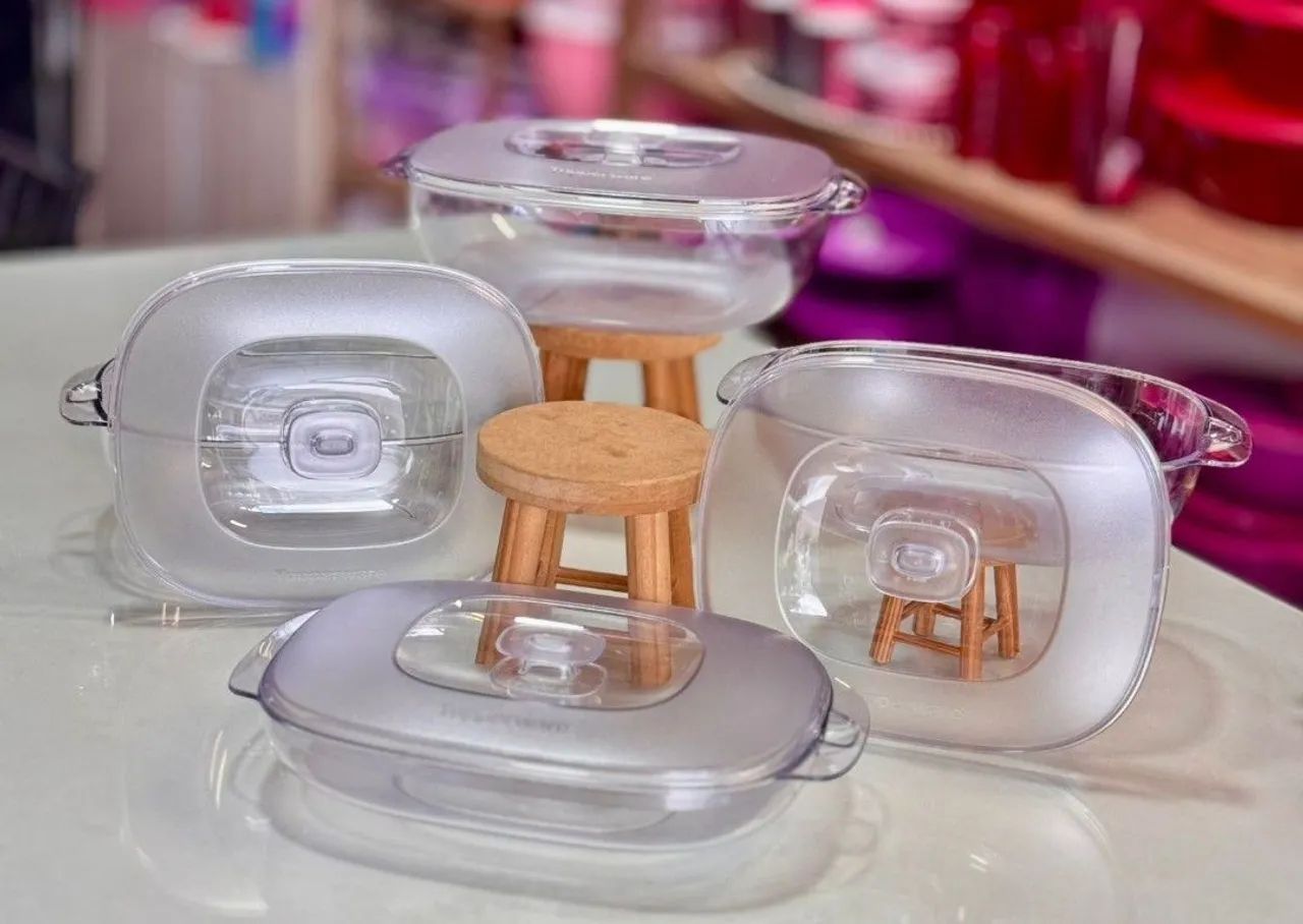 Travessas em policarbonato Tupperware  - Foto 2