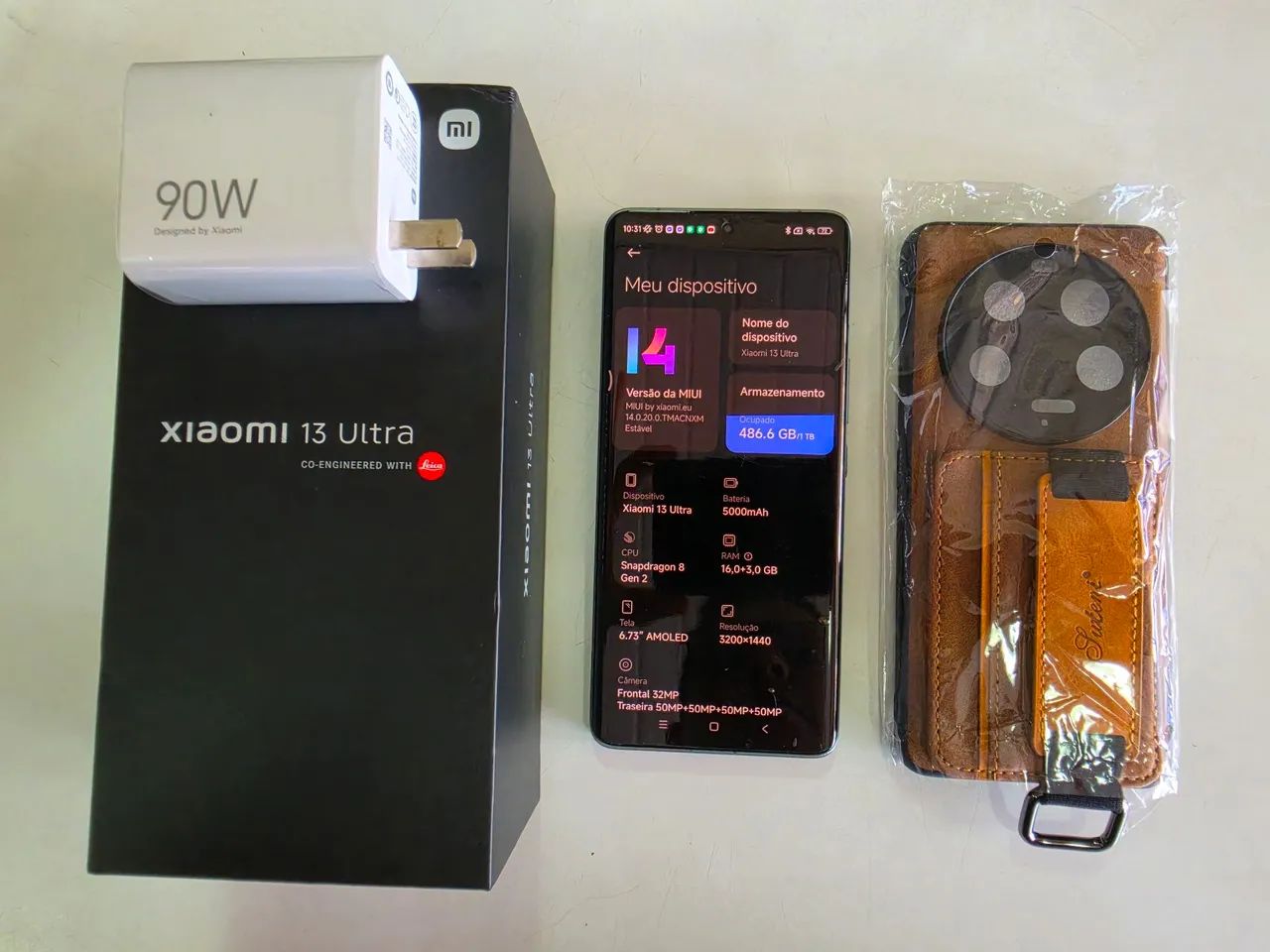 Xiaomi 13 Ultra 1TB / 16GB RAM - Câmera Leica - Impecável + Brinde