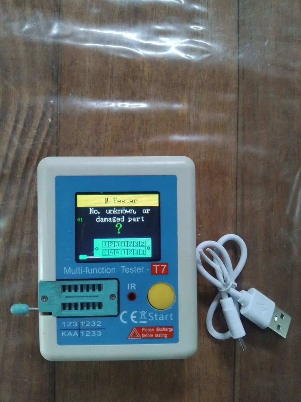 Testador de componentes LCR T7 - Foto 2