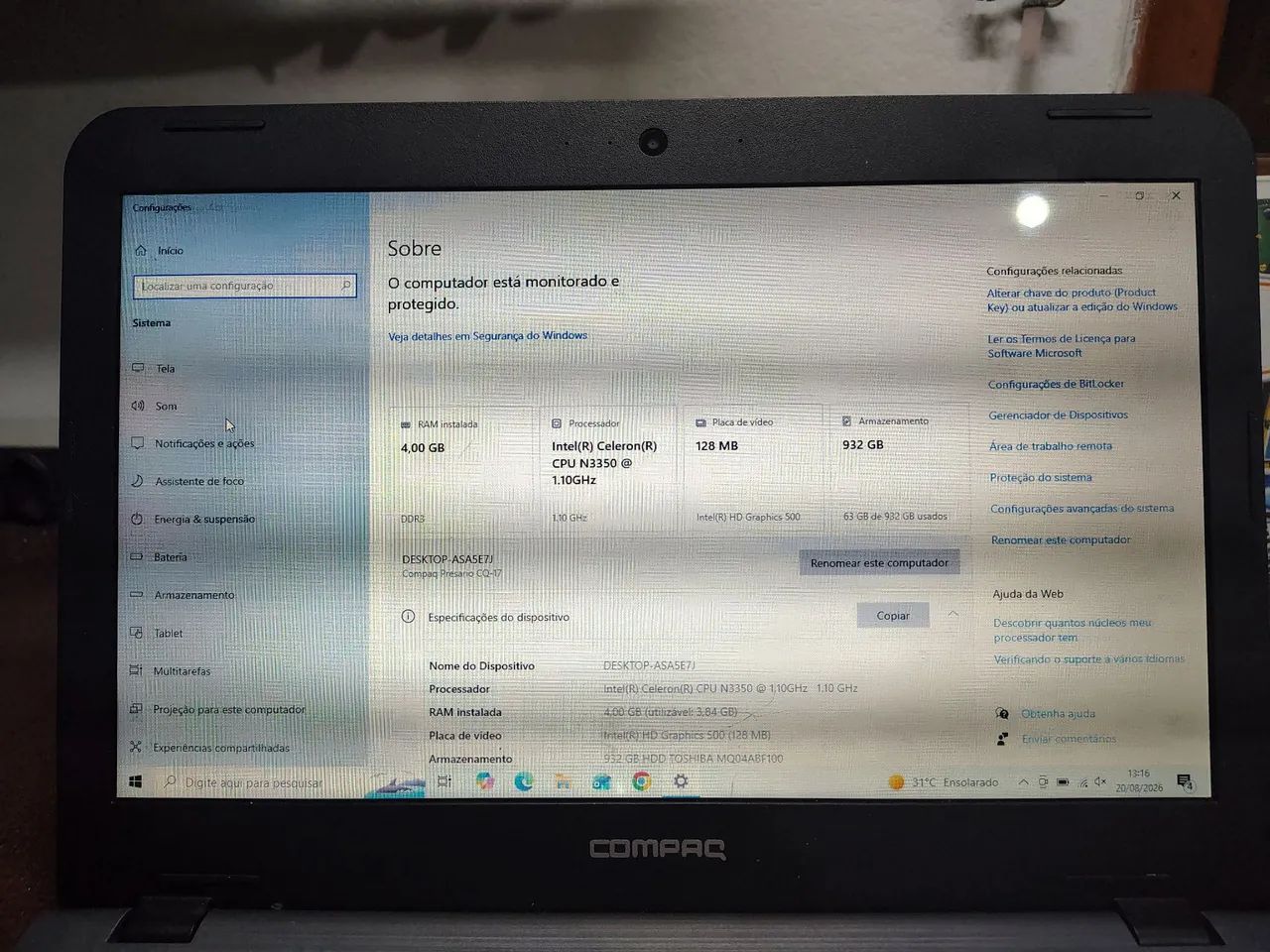 Ultrabook HP presario cq-17  - Foto 2