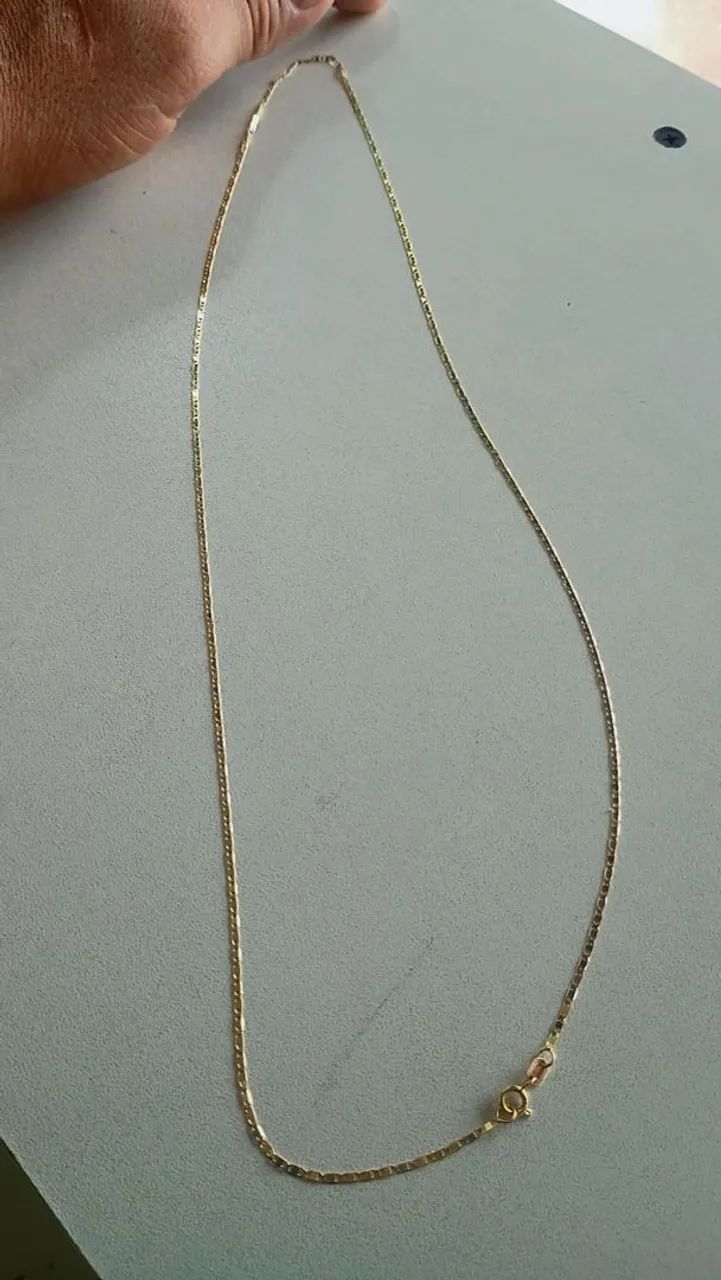Cordão de ouro 18 cm 60cm