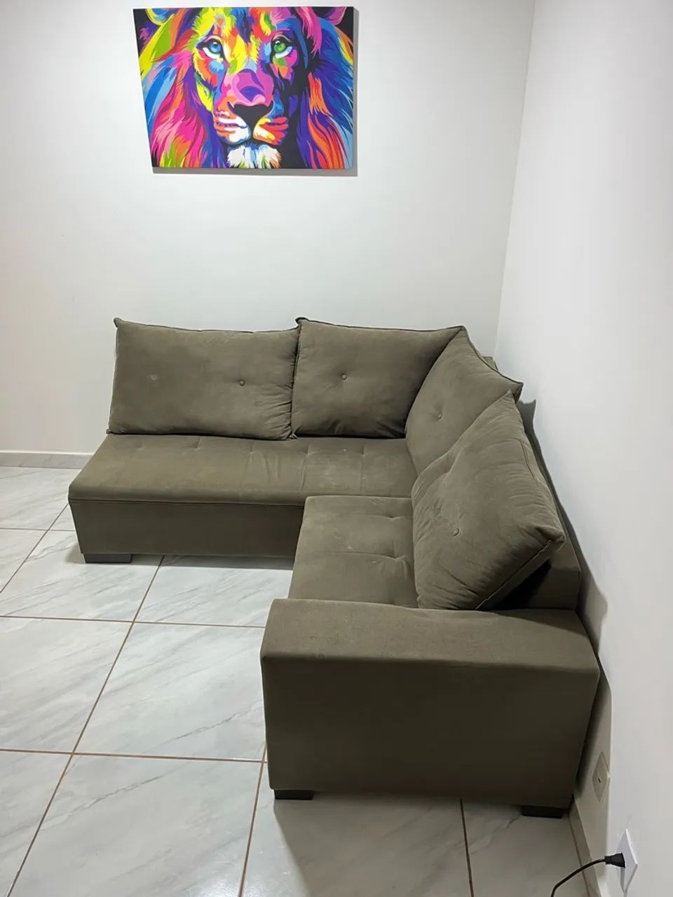 SOFÁ DE CANTO 2 PEÇAS - Foto 2