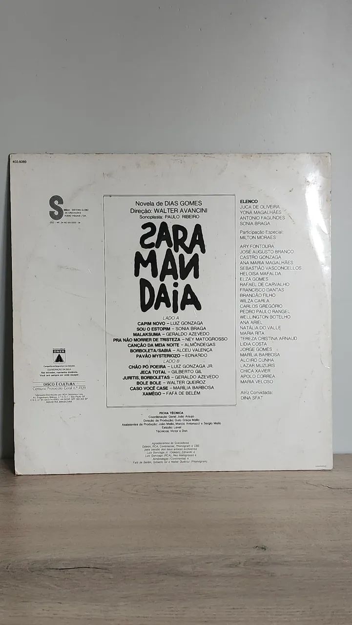Novela Saramandaia - Disco de vinil - LP - 1976 - Foto 2
