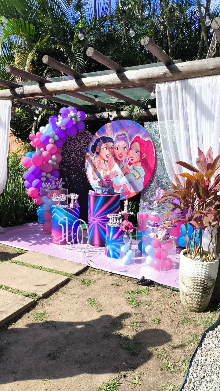 Decoração de festa Ornamentação Pegue e monte - Foto 4