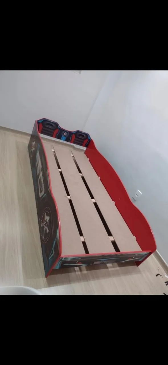 Cama infantil formato carro - Foto 2