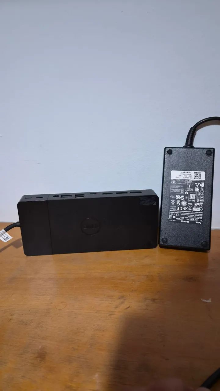 Dock Station Dell WD19S USB C com fonte 180W