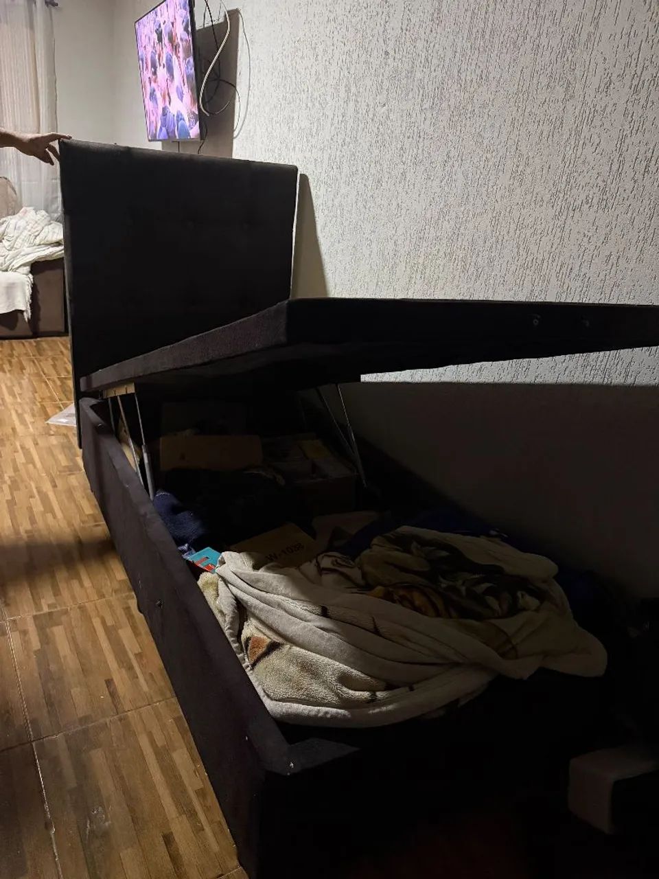 Cama box com baú solteiro e beliche solteiro com armário - Foto 2