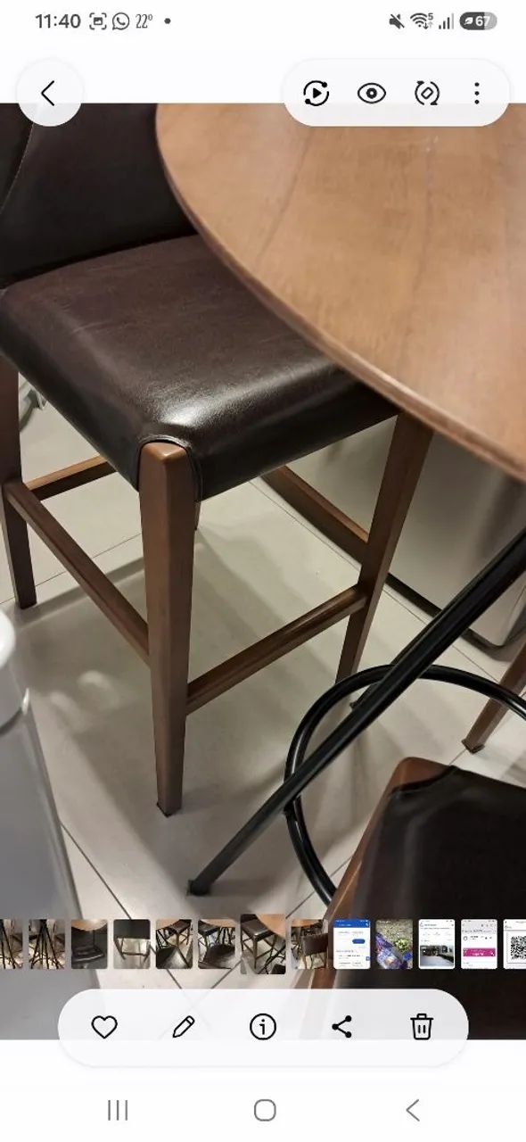 Vendo Mesa com 3 cadeiras. - Foto 2