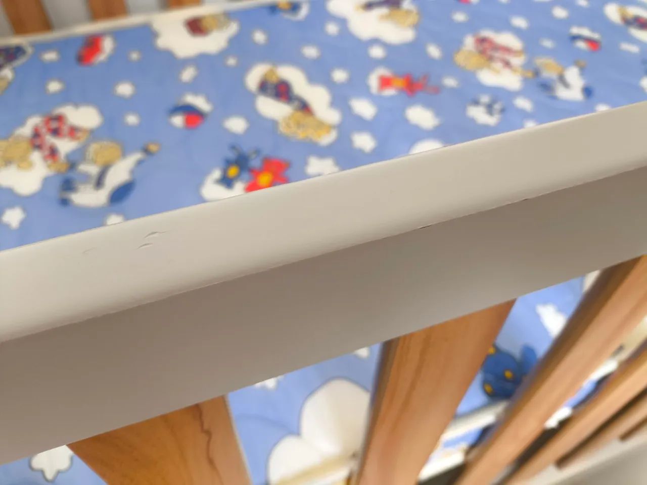Berço 3 em 1 (Berço, cama e sofá) com colchão  - Foto 3