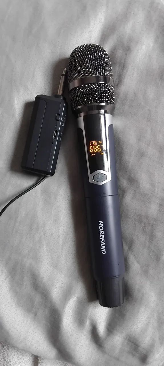 Microfone sem fio profissional 
