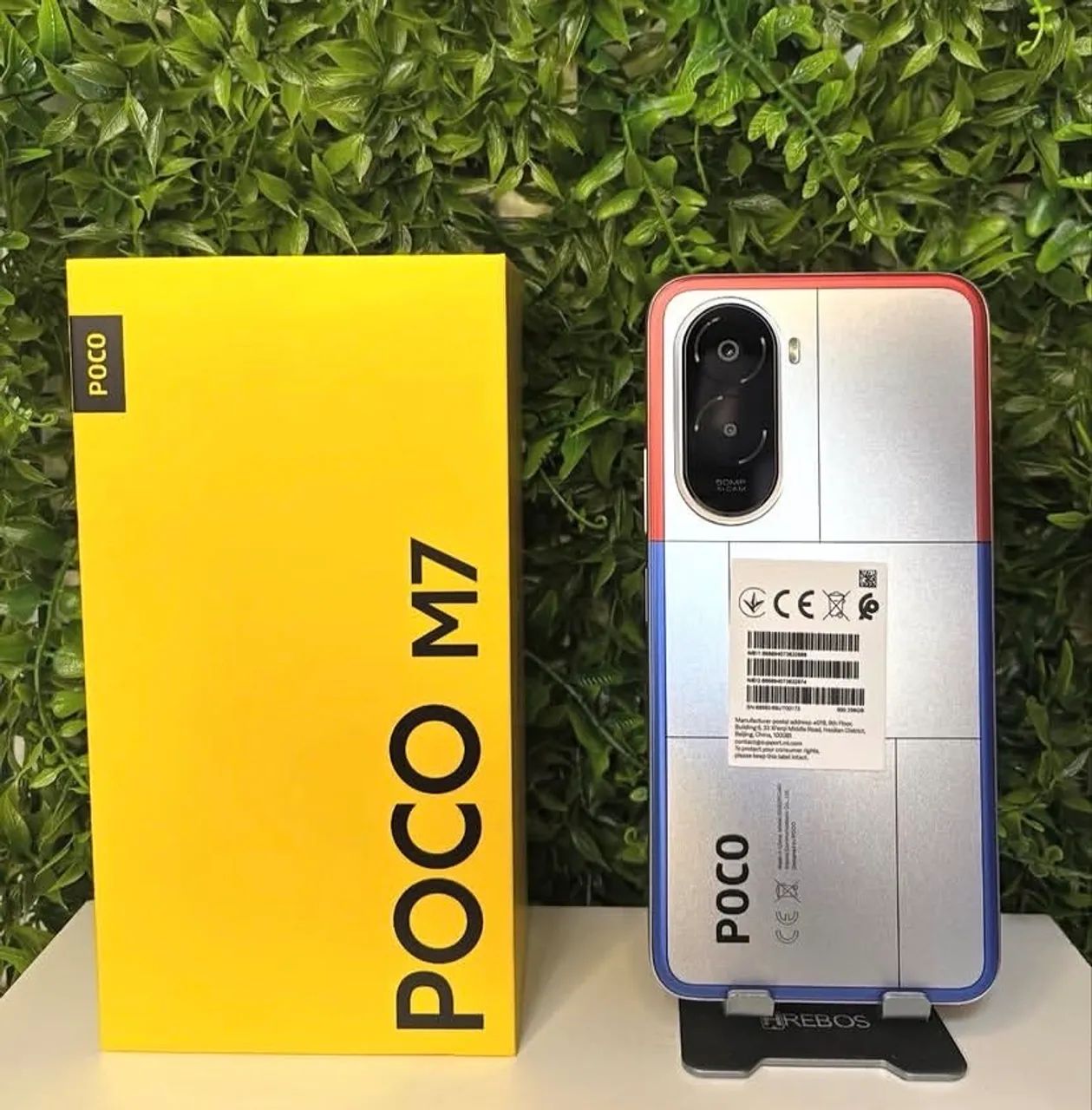Poco M7 4G NFC 256+08 Prata Novo