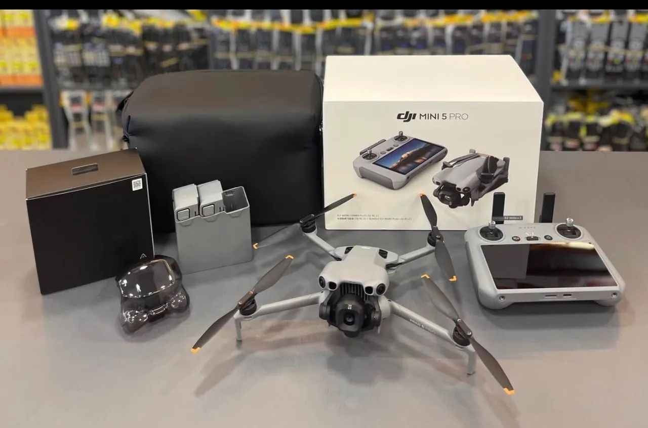 Drone DJI Mini 5 Pro Fly More Combo (Com tela) BR - DJI067