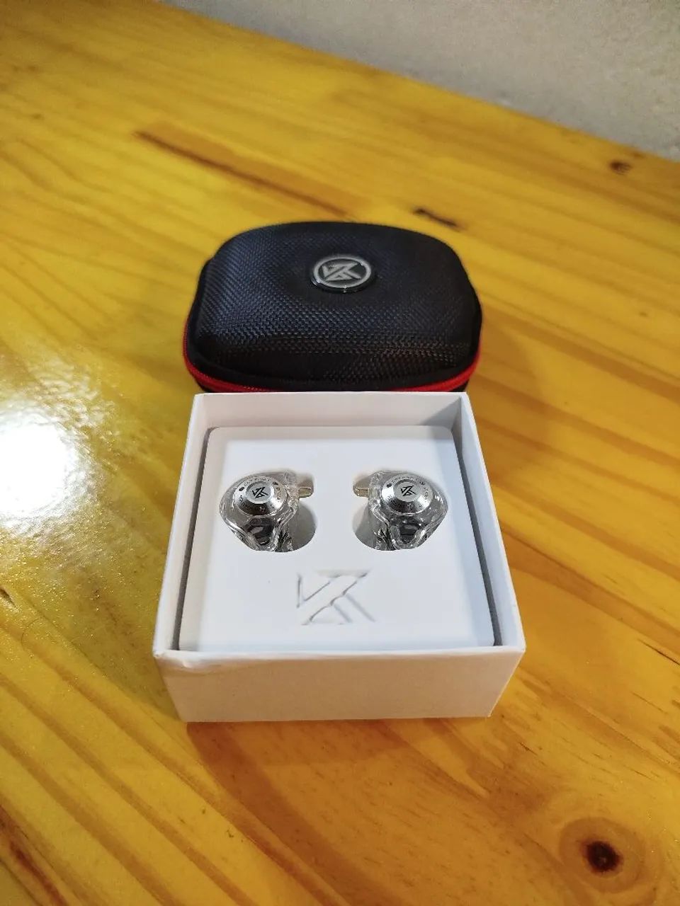 Fone Profissional KZ EDX Pro X - grátis bag - Lacrado! - Foto 4