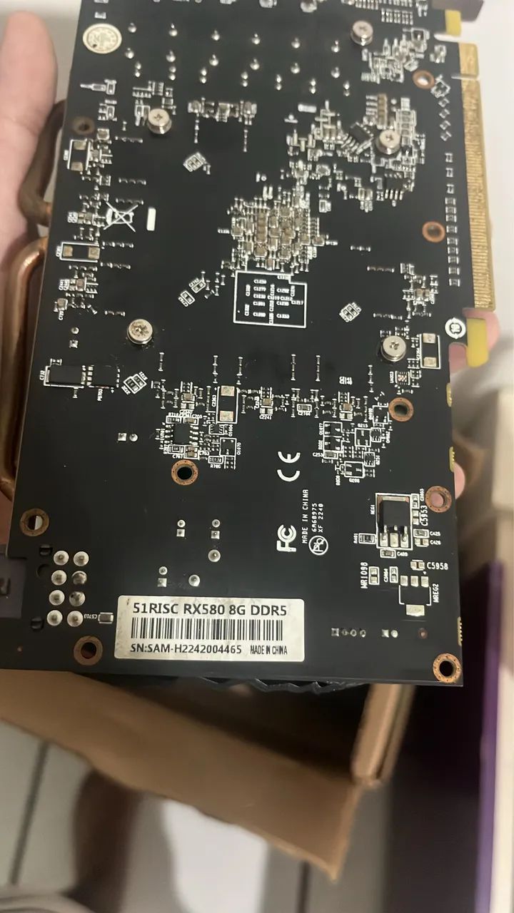 Placa de video rx580 8gb ddr5