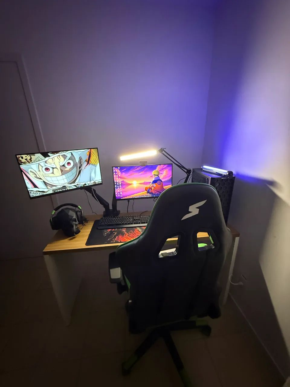 ? SETUP GAMER COMPLETO + 2 MONITORES + CADEIRA + MESA  440255531483156482