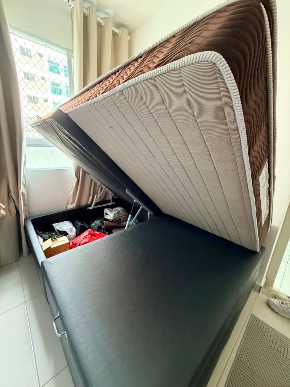 Cama de casal baú ortobom - Foto 4