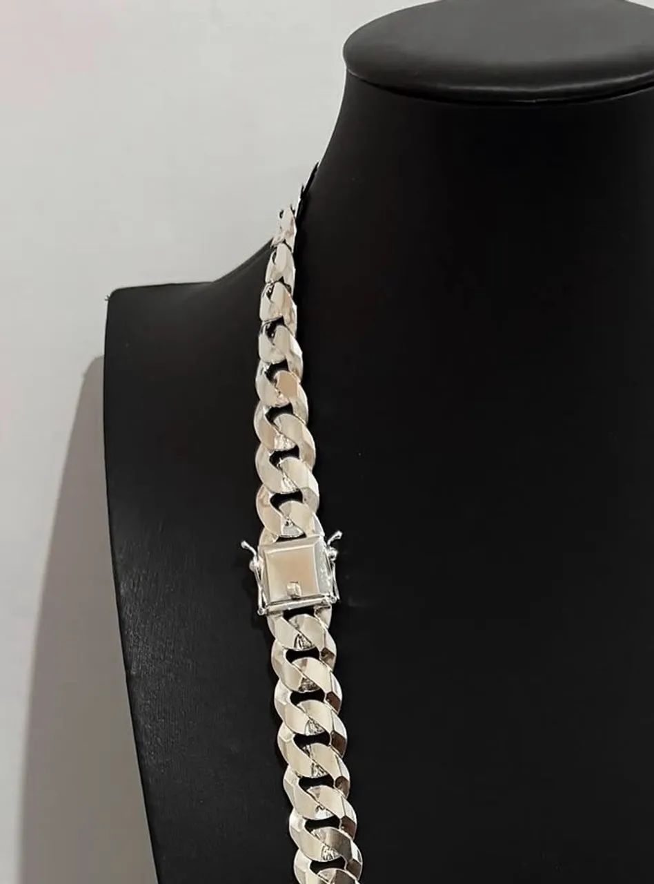 CORRENTE DE PRATA MASCULINA  - Foto 5