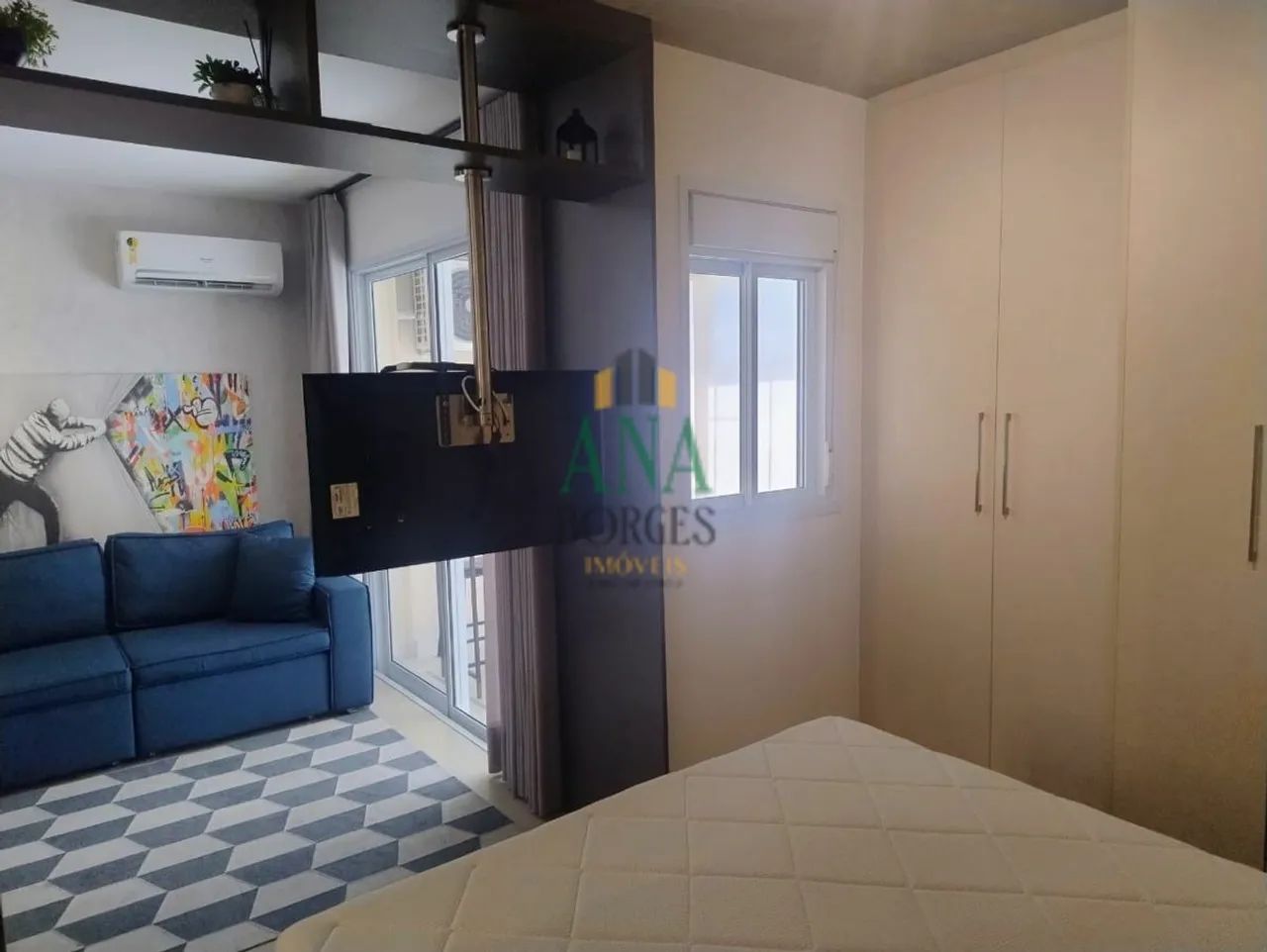 Apartamento studio mobiliado - Foto 2