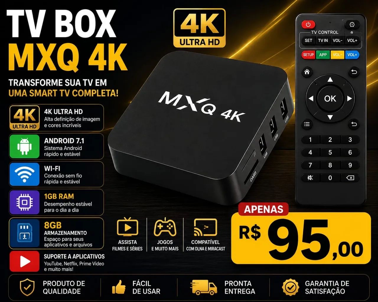 Transforme sua tv em smarty
