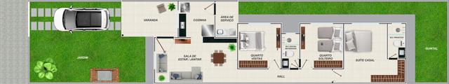 Oportunidade! Última unidade! Casa nova 3 quartos no Parque Albano na Jurema Caucaia - Foto 4