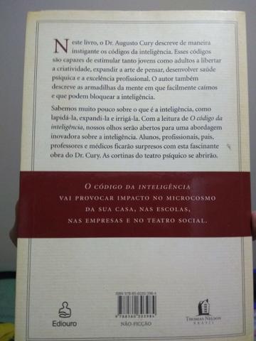 O Código Da Inteligência, Augusto Cury - Foto 2