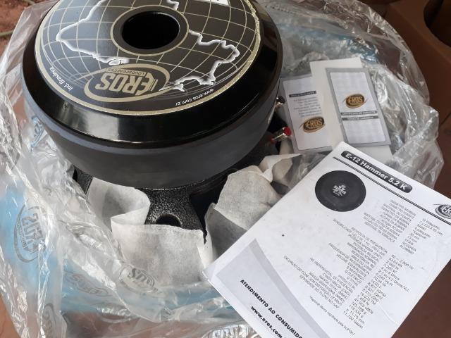 Alto Falante Woofer Eros Hammer 5.2k 4ohms 12''pol 2600w Rms - Foto 4