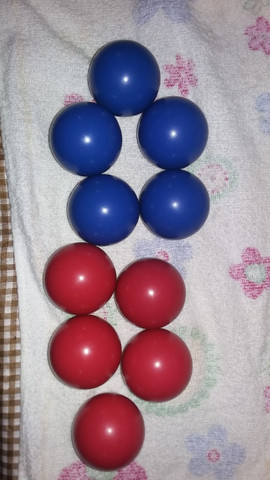 Bolas - Jogo Snooker - Vermelhas e Azuis - Foto 2
