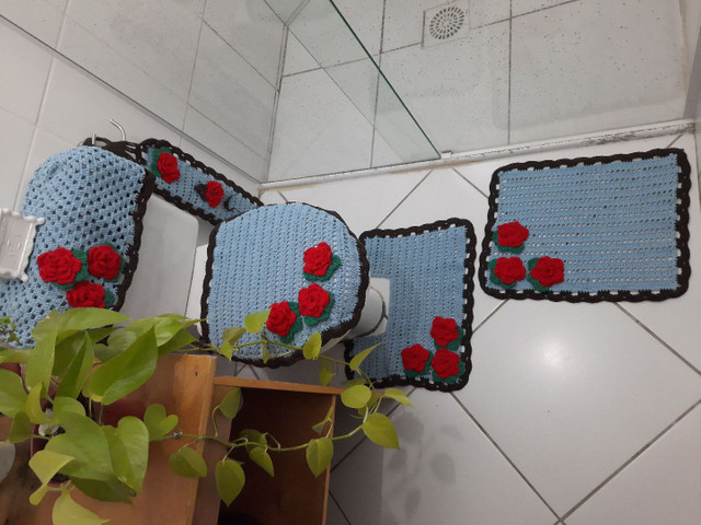 Jogo de banheiro floral - Foto 2