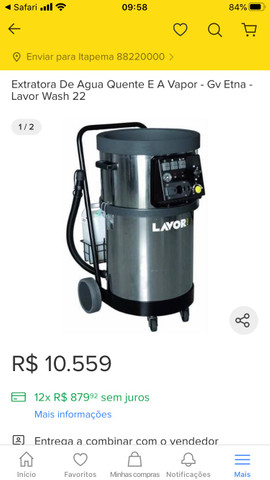 Vendo máquina vaporizadora lavor - Foto 5