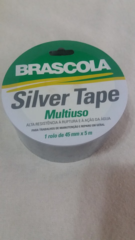Fita Multiuso Silver Tape prata - Foto 2