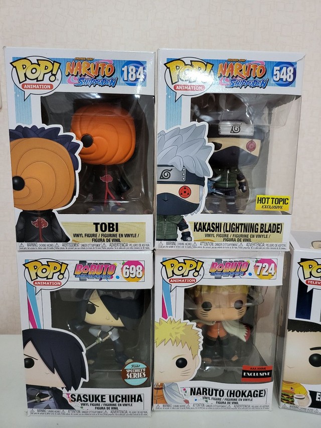 Funko Pop Naruto todos originais.