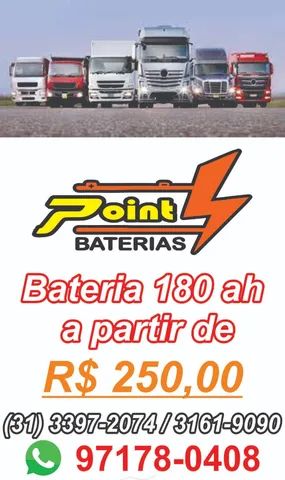 ** baterias de caminhão a parti de R$ 249,00** 3397-2074