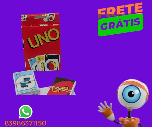 Jogo de cartas UNO ;) Entrega grátis em Jp - Artigos infantis - Ernani  Sátiro, João Pessoa 1224544620