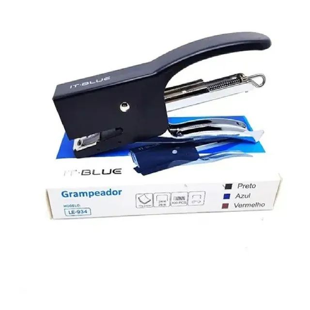 Grampeador Alicate Papel 24/6 26/6 P/25 Folhas Profissional - Foto 5