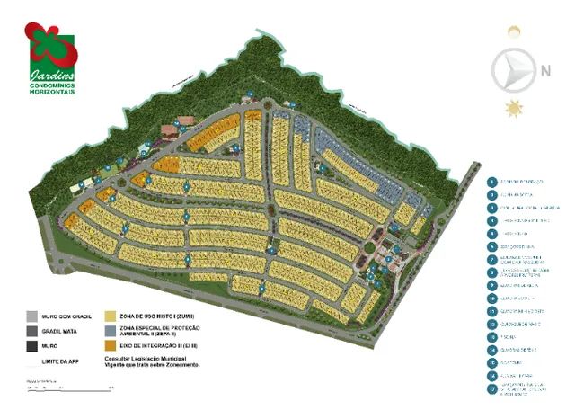 Ágio Jardins Miami - Dois Lotes juntos próximos a portaria 406,16m² - direito com dono - Foto 2