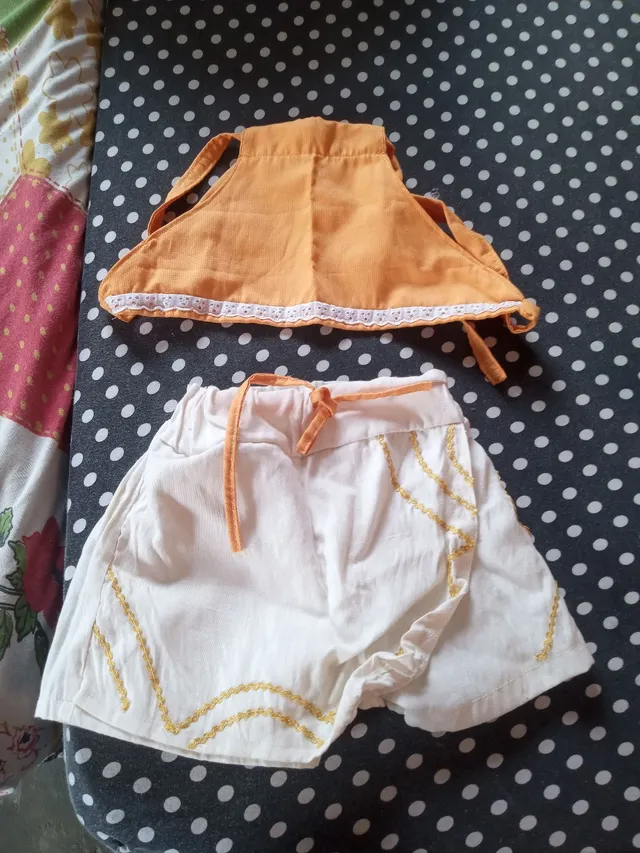 Fantasia Moana Baby 1 Ano, Roupa Infantil para Menina Moana Usado 83939572