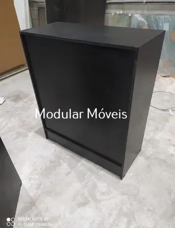 Balcão com Portas Preto - MDF - Foto 3