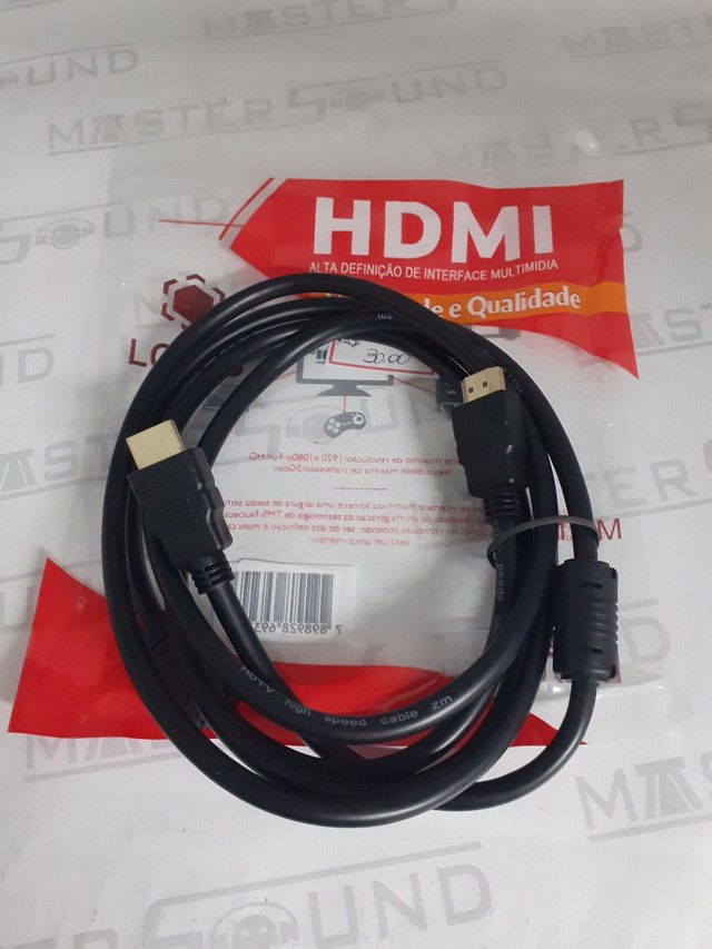 Cabo. HDMI.  Novo.