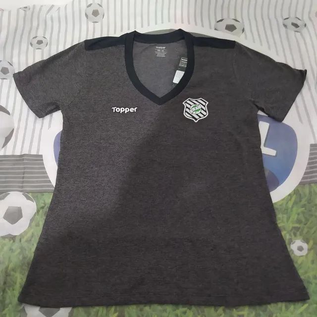 camisa GG feminino topper figueirense concentração 2018 preto