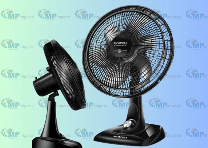 Loja MP Imports: Ventilador de Mesa 40cm Mondial Super Power VSP-40-B 6 Pás 3 Velocidades  - Foto 5