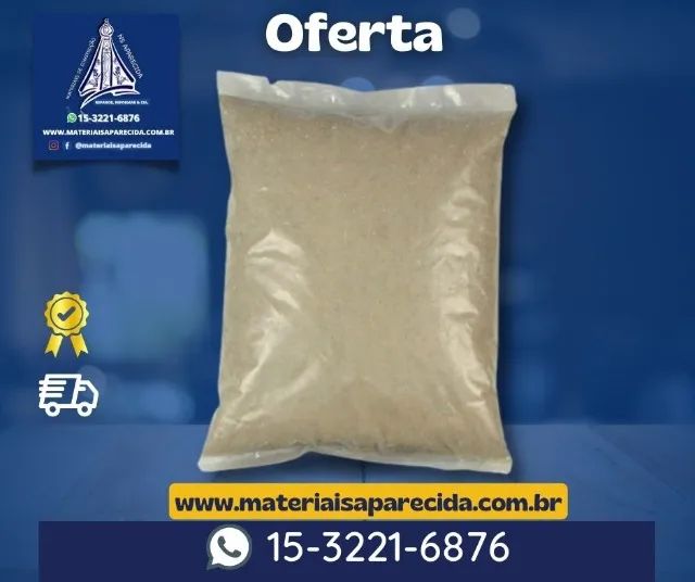 Areia Ensacada Fina Media Grossa Ap 18kg
