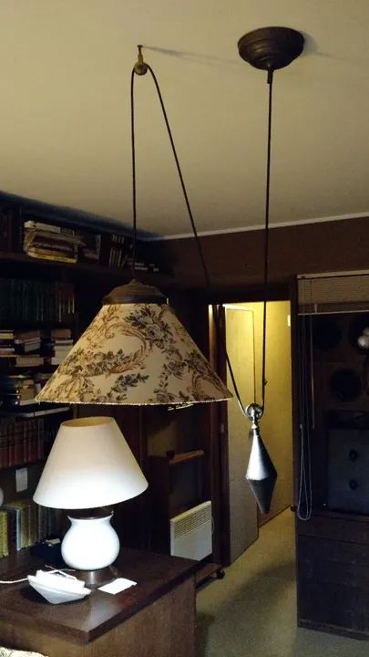 Luminária antiga pendente 